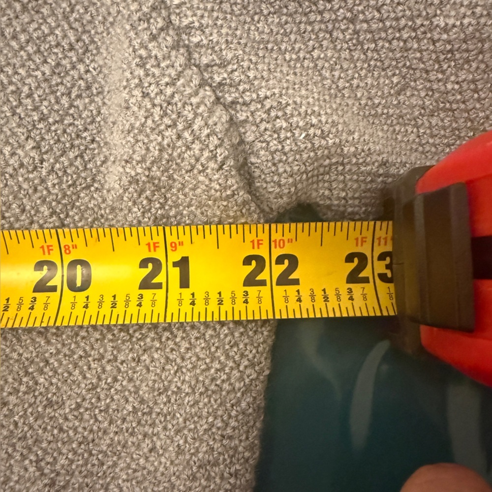 Allen Edmonds Merino Wool 1/4 Zip Sweater Gray XL 2XL Made in Italy Waffle Knit - Picture 8 of 13